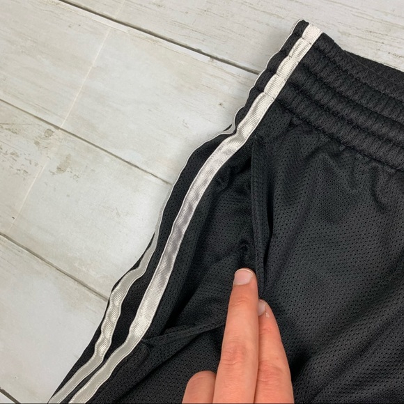 Adidas Black Tri-Stripe Straight Leg Sweatpants L - Picture 8 of 10